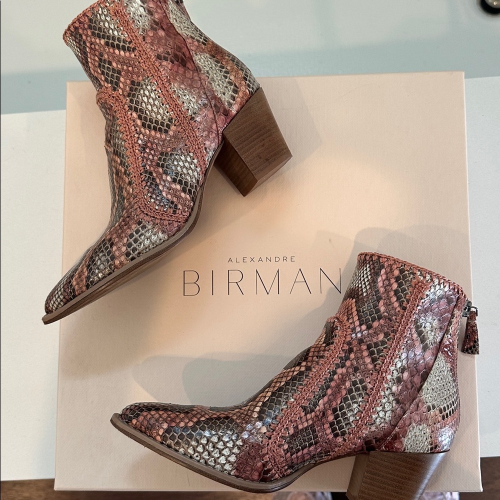 Alexandre Birman Benta Python Bootie - Picture 2 of 12